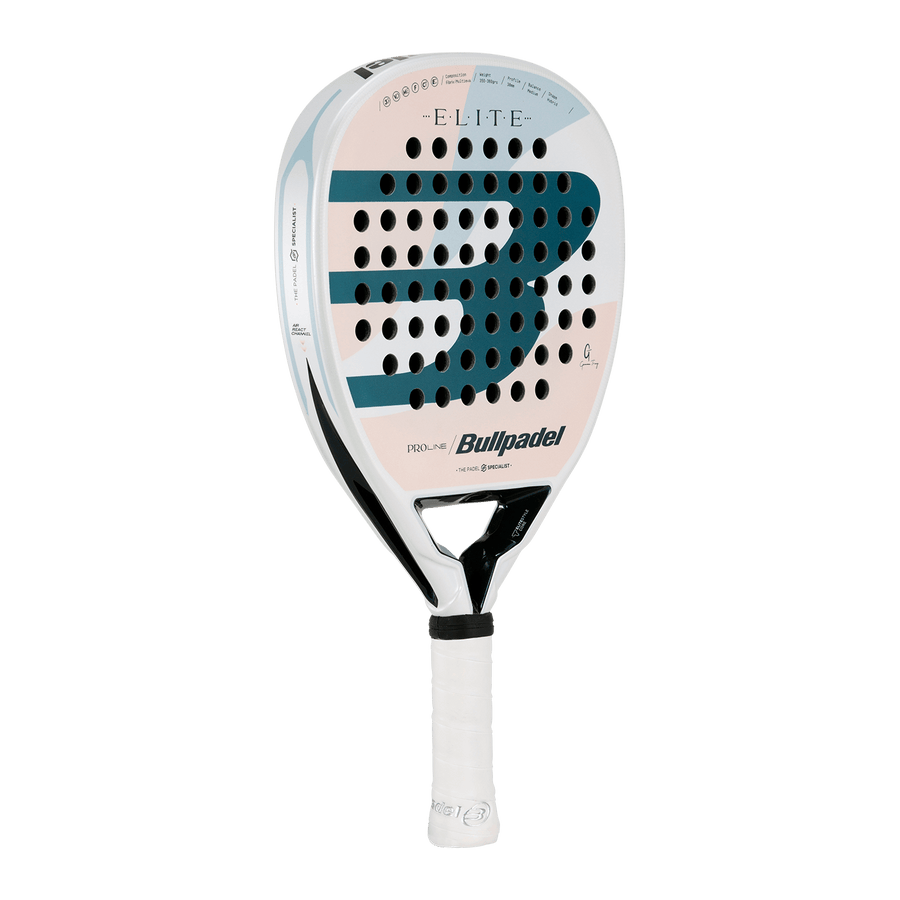 Bullpadel Elite W 25 padel racket met stijlvol ontwerp, ideaal voor gevorderde spelers, scherpe prijzen bij bestelpadel.