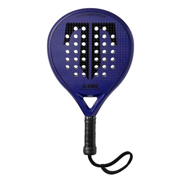 Tactical El Sabio padel racket in blauw met zwart, ontworpen voor precisie en controle in je spel. Bestelpadel nu!